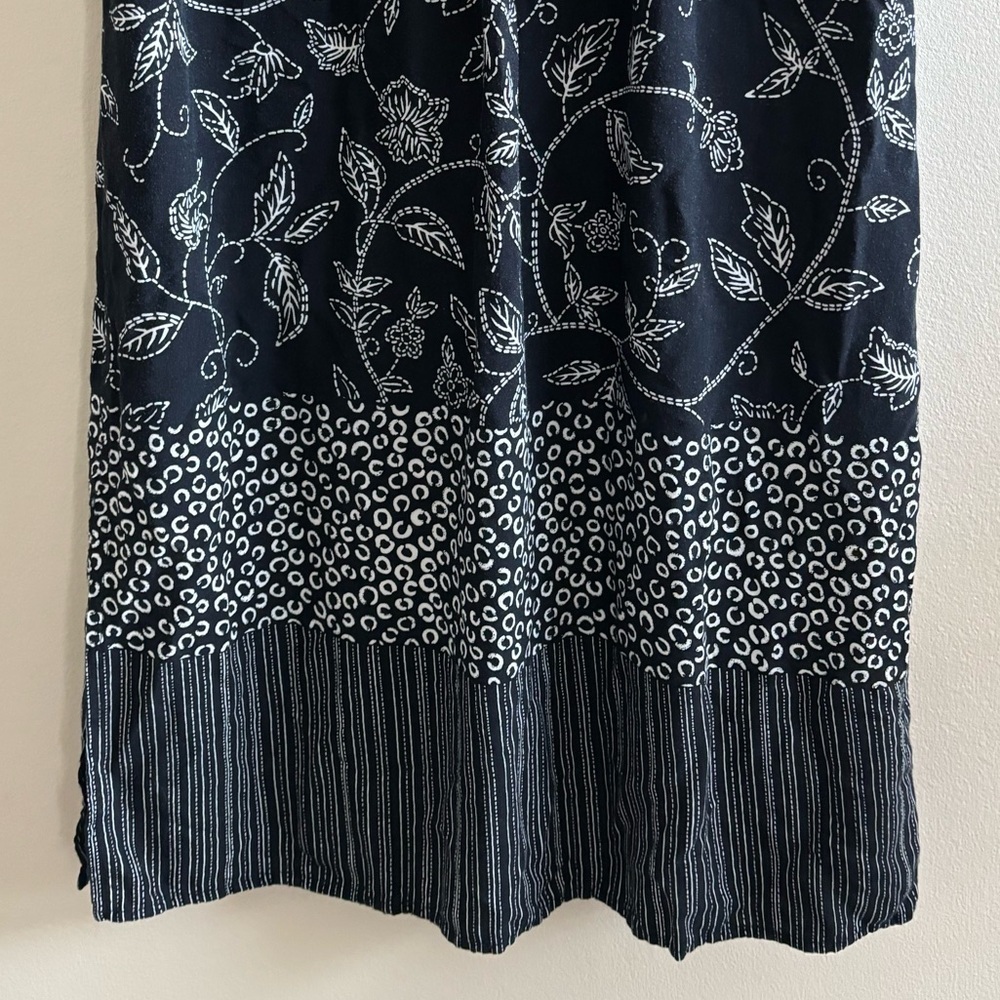 Molly Malloy vintage 90’s floral midi dress black size S - Picture 10 of 15